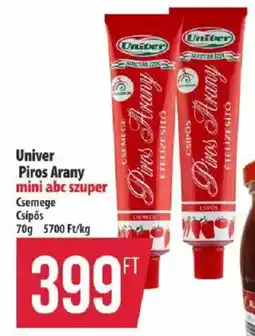 Coop Univer piros arany ajánlat