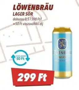 CBA Löwenbräu lager sör ajánlat