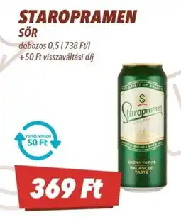 CBA Staropramen sör ajánlat