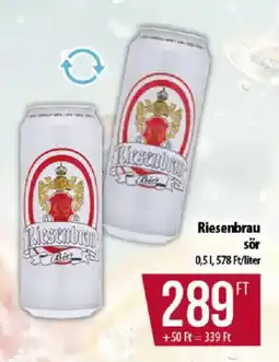 Coop Riesenbrau sör ajánlat