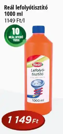 Real Reál lefolyótisztító ajánlat