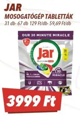 CBA Jar mosogatógép tabletta ajánlat
