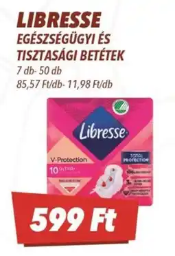 CBA Libresse egészségügyi és tisztasági betétek ajánlat
