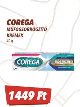 CBA Corega műfogsorrögzítő krémek ajánlat