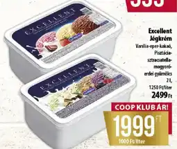 Coop Excellent Jégkrém ajánlat
