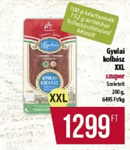 Coop Gyulai kolbász ajánlat