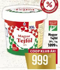 Coop Magyar tejföl ajánlat