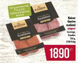 Coop Kaiser szalámi ajánlat