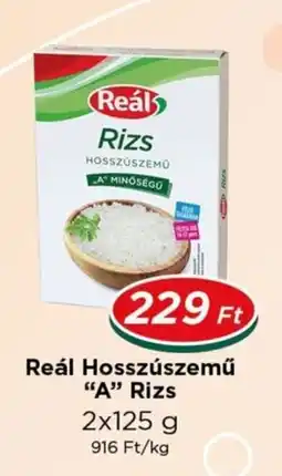 Real Real hosszuszemű rizs ajánlat
