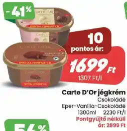 Coop Carte D'Or jégkrem ajánlat