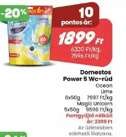 Coop Domestos Power 5 Wc-rúd ajánlat