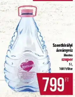 Coop Szentkirályi ásványvíz ajánlat