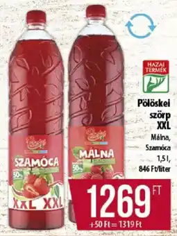 Coop Pölöskei szörp ajánlat