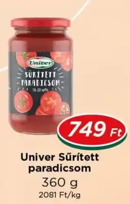 Real Univer sűrített paradicsom ajánlat