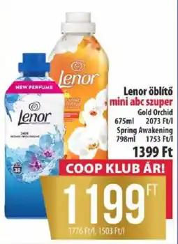 Coop Lenor mini abc szuper ajánlat