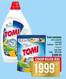 Coop Tomi mosószer ajánlat