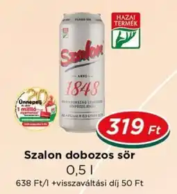 Real Szalon dobozos sör ajánlat