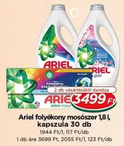 Real Ariel folyékony mosószer ajánlat