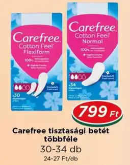 Real Carefree tisztasági betét ajánlat