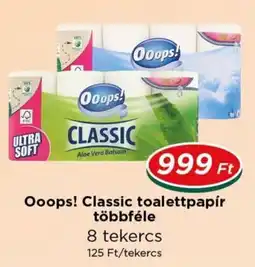 Real Ooops! classic toalettpapír ajánlat