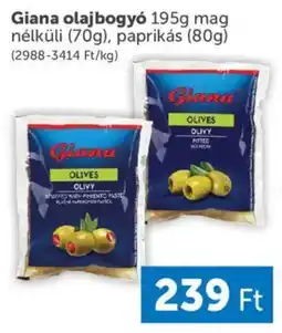 PRIVÁT Giana olajbogyó ajánlat