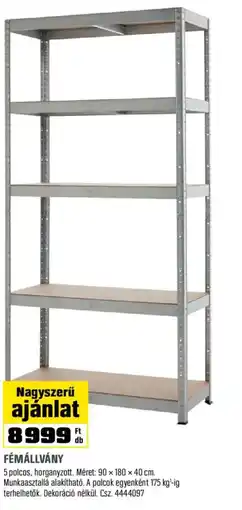 OBI Fémállvány ajánlat