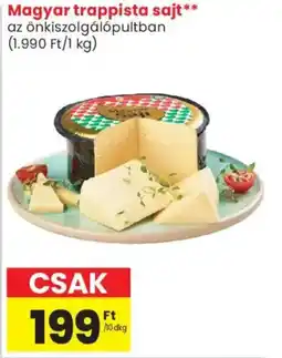 Spar Market Magyar trappista sajt ajánlat