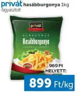 PRIVÁT privát hasábburgonya ajánlat