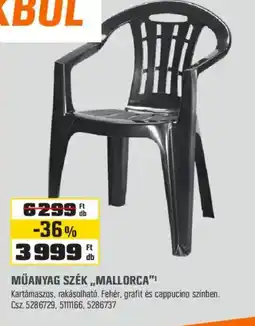 OBI Műanyag szék mallorca ajánlat