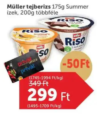 Müller tejberizs