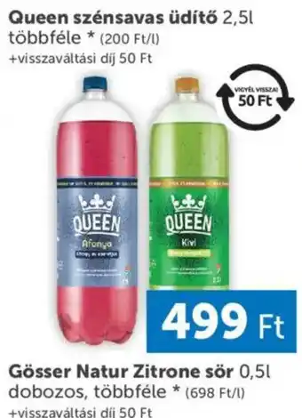 PRIVÁT Queen szénsavas üdítő ajánlat