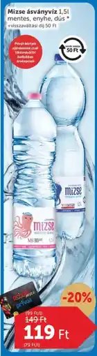 PRIVÁT Mizse ásványvíz ajánlat