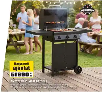 Jamestown cumbre gázgrill