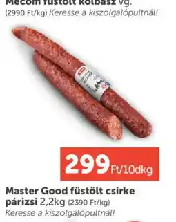 PRIVÁT Master Good füstölt csirke ajánlat