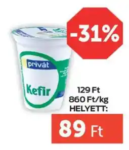 PRIVÁT Privat kefir ajánlat