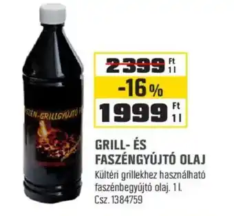 Grill- és faszéngyújtó olaj