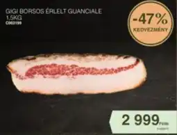 Chef Market Gigi borsos érlelt guanciale ajánlat