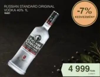Russian standard original vodka