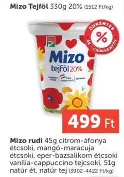 PRIVÁT Mizo tejföl ajánlat