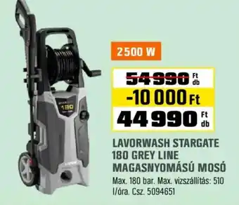 OBI Lavorwash stargate 180 grey line magasnyomású mosó ajánlat