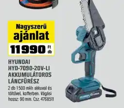 OBI Hyundai akkumulátoros láncfűrész ajánlat