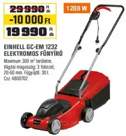 OBI Einhell elektromos fűnyíró ajánlat