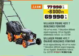 OBI Villager prime 4011 t benzines fűnyíró ajánlat
