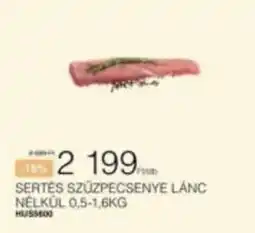 Chef Market sertés szüzpecsenye lánc ajánlat