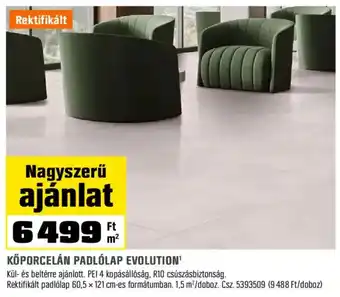 Köporcelán padlólap evolution'