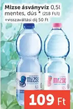 PRIVÁT Mizse ásványvíz ajánlat