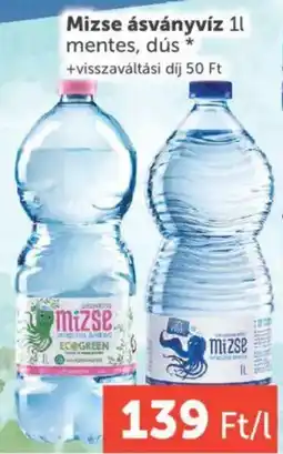PRIVÁT Mizse ásványvíz ajánlat