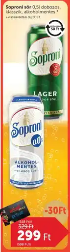 PRIVÁT Soproni sör ajánlat