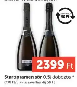 PRIVÁT Staropramen sör ajánlat