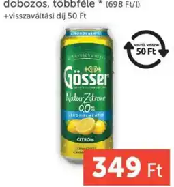 PRIVÁT Gösser natur zitrone ajánlat